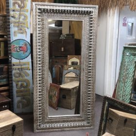 kh28 259 indian furniture full length spindle mirror portrait