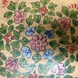 kh28 261 a indian furniture vibrant hand painted bajot artwork