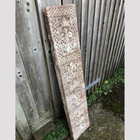 kh28 52 b indian accessory gift long reclaimed stone panel carved
