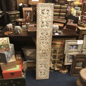 kh28 52 indian accessory gift long reclaimed stone panel vertical