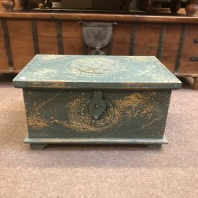 kh28 m 11618 indian furniture heather blue storage trunk mango