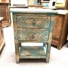 kh28 m 19475 indian furniture small turquoise table main
