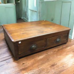 k83 7065 indian furniture low occasional table drawers