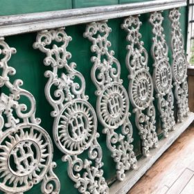 k83 7076 indian furniture iron cast metal railings handrail
