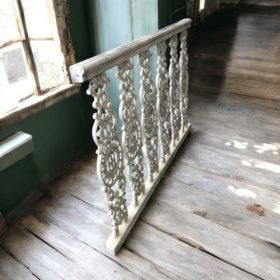 k83 7076 indian furniture iron cast metal railings wooden