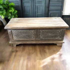k83 7111 indian furniture stunning carved trunk wooden