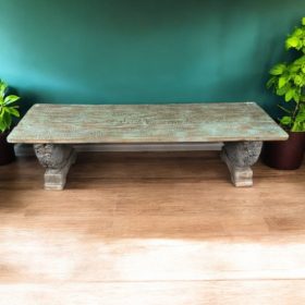 k83 7141 indian furniture one of a kind coffee table grey