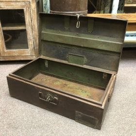 k83 7161 b indian furniture vintage 'steamer' trunks storage