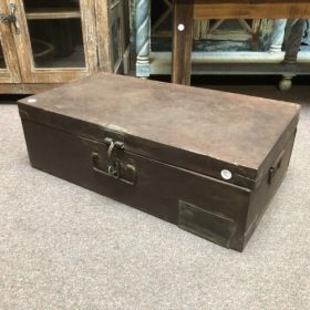 k83 7161 b indian furniture vintage 'steamer' trunks box