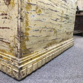 k83 7183 indian furniture dandelion storage trunk ribbed