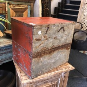 k83 7189 indian accessory gift vintage 'bounty box' metal