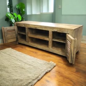 k83 7208 indian furniture petite mango tv cabinet unit