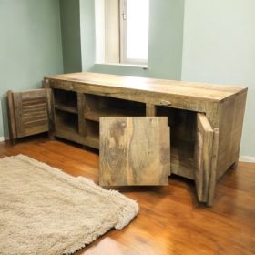 k83 7208 indian furniture petite mango tv cabinet shelf