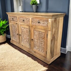 k83 7232 indian furniture stunning natural sideboard drawers