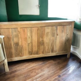 k83 7245 indian furniture 4 door shallow sideboard wide