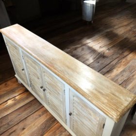 k83 7245 indian furniture 4 door shallow sideboard hallway