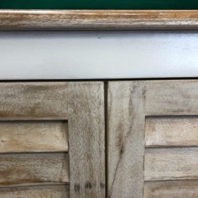 k83 7245 indian furniture 4 door shallow sideboard white