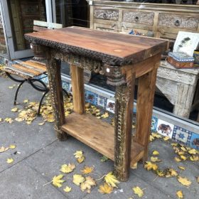 k83 7406 indian furniture corbel console hallway