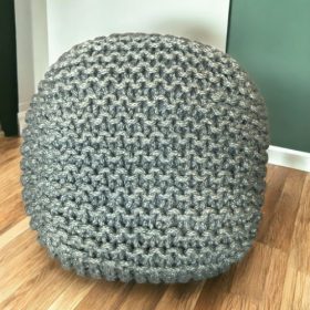 k83 8250 indian furniture footstool pouffe teal
