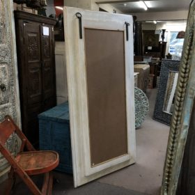 k83 8664 indian furniture large spindle mirror wooden