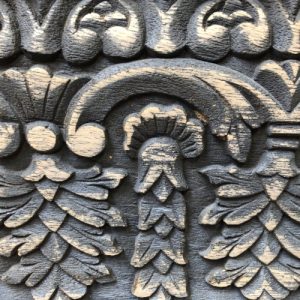k83 8680 indian furniture heritage mirror carved