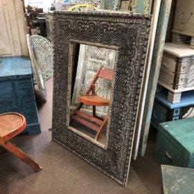 k83 8680 indian furniture heritage mirror teak