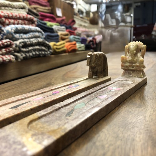 k82 4879 indian accessory gift soapstone incense holders stick