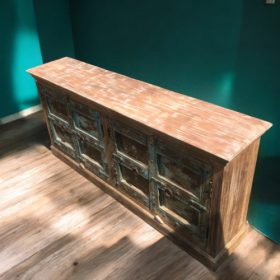 k82 4881 indian furniture old door blue sideboard dining