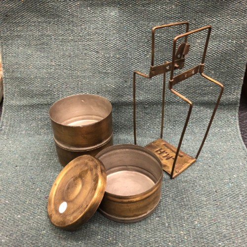 k82 4891 a indian accessory gift vintage tiffin tins lunch