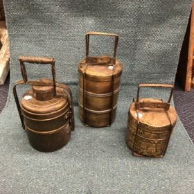 k82 4891 indian accessory gift vintage tiffin tins copper