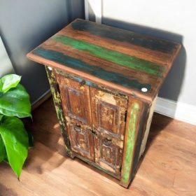 k82 4894 indian furniture small reclaimed cabinet table