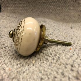 k82 4897 c indian accessory gift knobs golden print ceramic