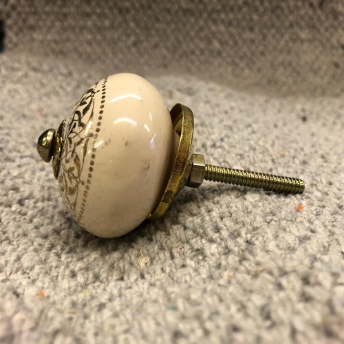 k82 4897 c indian accessory gift knobs golden print ceramic