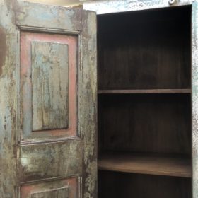 k82 4902 indian furniture eggshell tall slim cabinet carvings