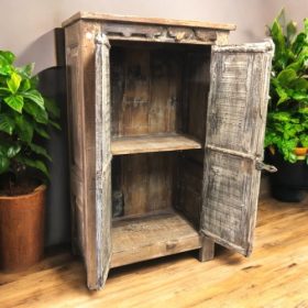 k82 4906 indian furniture small carved door cabinet storage
