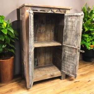 k82 4906 indian furniture small carved door cabinet storage