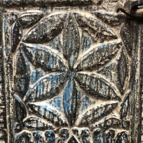 k82 4906 indian furniture small carved door cabinet flower