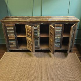 k82 7420 indian furniture large shutter sideboard storage