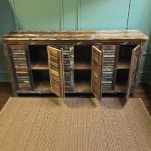 k82 7420 indian furniture large shutter sideboard storage