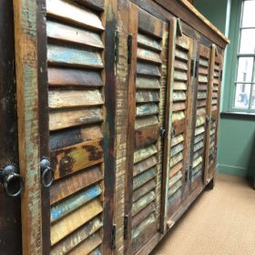 k82 7420 indian furniture large shutter sideboard doors