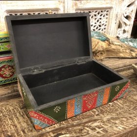 k82 7839 indian accessory gift rectangular storage box flat