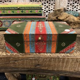 k82 7839 indian accessory gift rectangular storage box colourful