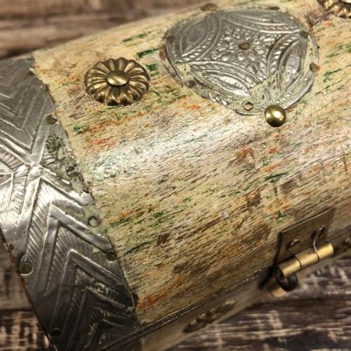 k82 7841 b indian accessory gift wooden domed boxes natural
