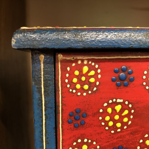k82 7843 indian accessory gift handcrafted drawer boxes hand painted