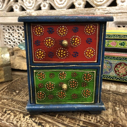 k82 7843 indian accessory gift handcrafted drawer boxes trinkets
