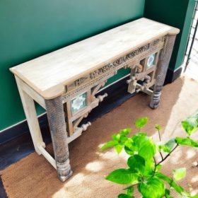 k83 7842 indian furniture tiled corbel console table