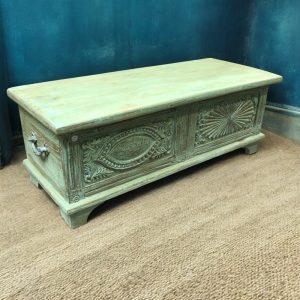 k83 8120 indian furniture unique green trunk main