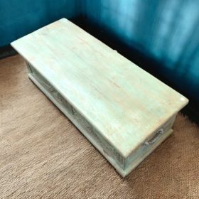 k83 8120 indian furniture unique green trunk blanket