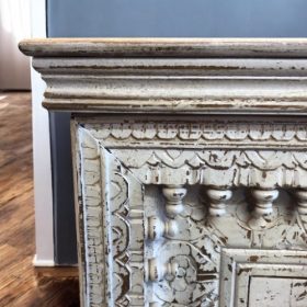 k83 8157 indian furniture spindle sideboard nodule