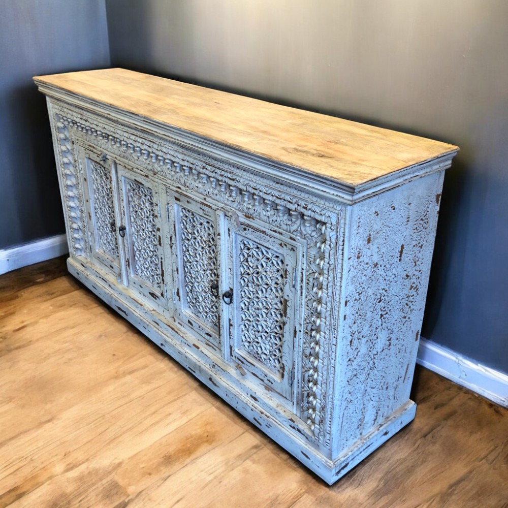 k83 8157 indian furniture spindle sideboard main